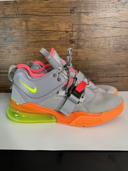 Nike Air Forcé 270 Men’s Sherbert Gray/Orange Shoes Size 12