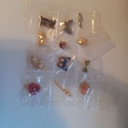 12 Brooches 