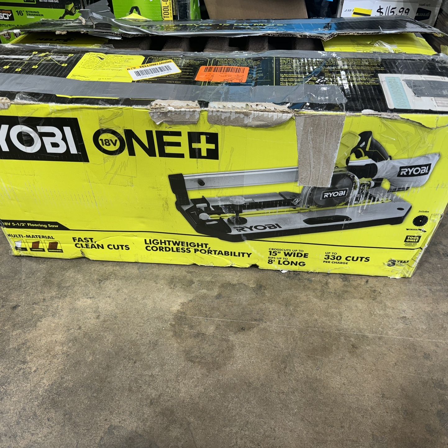 Ryobi 18V 5-1/2” Flooring Saw