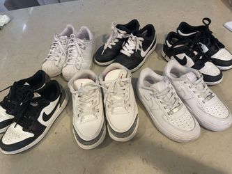 Nike, Jordan & Adidas Little Kids Shoe Lot. Size 12 &13