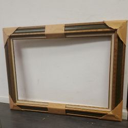 Wood Picture Frame 44-1/2"W x 32-1/2"H for pictures 36"Wx24"H