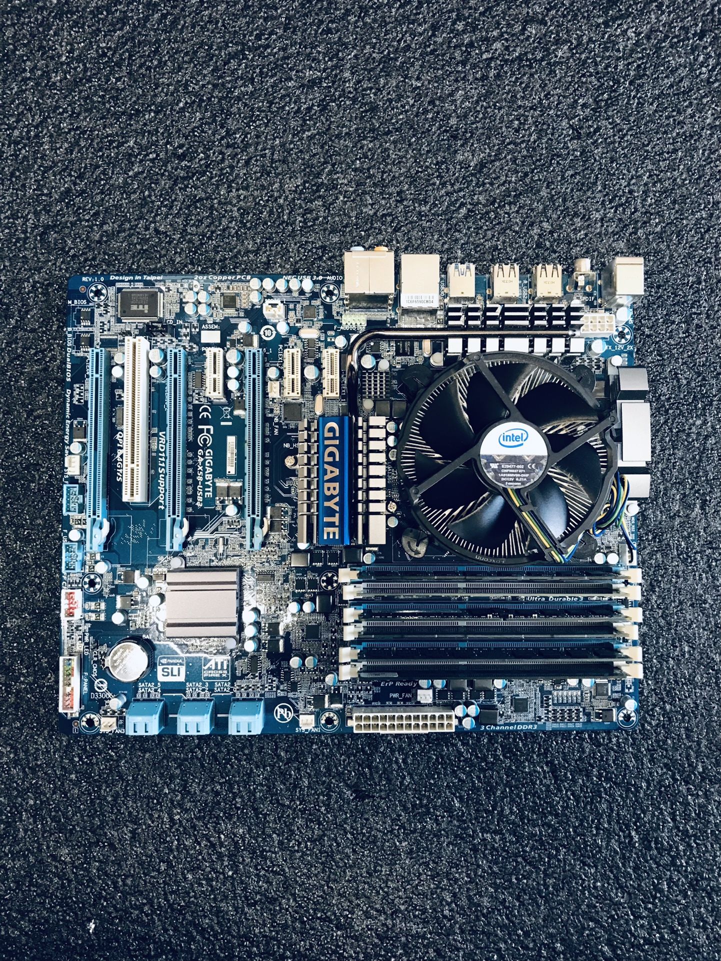 Server Motherboard X58 Lga1366 Motherboard Gigabyte GA X58 USB3