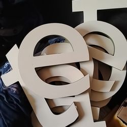 An Entire Box Of 18 In Letters