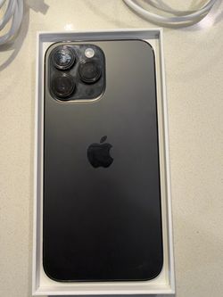 New iPhone 14 Pro Max 256GB Black  $500