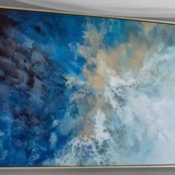 Royal Blue Multi Colored Wall Art