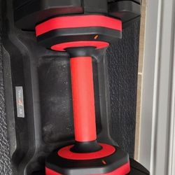 Dumbells Pair - Adjustable 15lbs To 55 Lbs
