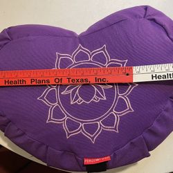 ** NEW ** Peace Yoga Meditation Buckwheat Bolster Pillow Cushion; Purple, Aqua or Black; $20 Each