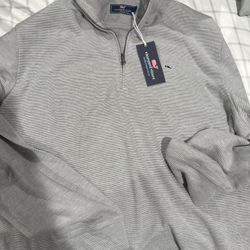 vineyard vines Men's Saltwater Quarter-Zip size XL