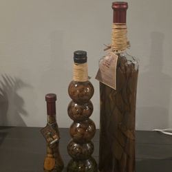 Vintage 3 PC Jars Infused Peppers