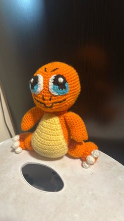 Handmade Charmander Crochet Amigurumi Plush