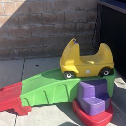 Step 2Up & Down Roller Coaster Kids Ride On Toy, Push Car, Indoor/Outdoor Playset