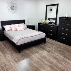 DRESSER $299 👍 ⭐️ CHEST $219 ⭐️NIGHT STANDS ⭐️MIRROR ⭐️PLATFORM BED ⭐️ WE HAVE ALL SIZE TWIN FULL QUEEN KING ⭐️