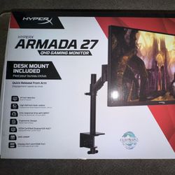 Used Hyperx Armada 1440p Monitor 27inch
