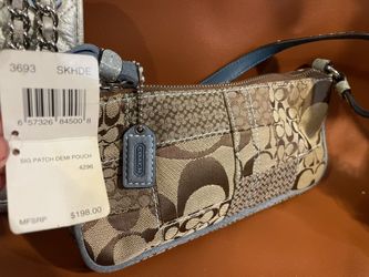 Coach sig demi pouch Clearance