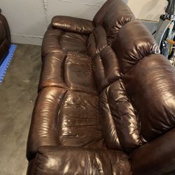 Leather Reclining Couches 