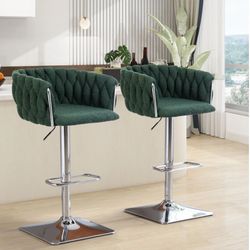 Swivel Bar Stools Set of 2