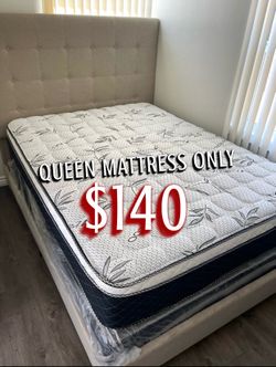 New Queen mattress only $140