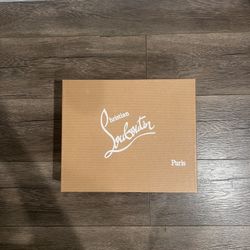 Authentic Christian Louboutin Brown Shoe Box