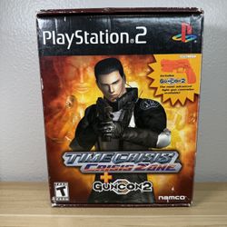 Time Crisis: Crisis Zone + Guncon 2 (Sony PlayStation 2, 2004)