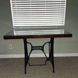 Repurposed Antique Singer Sewing Table