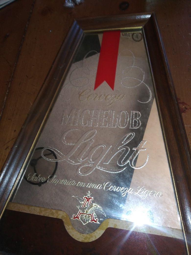 Michelob Light frame mirror collectible