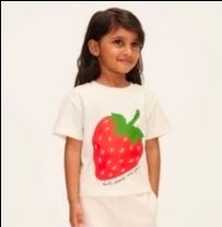 NWT Kate Spade Strawberry Short Sleeve Graphic T-Shirt 4T