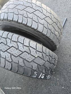 Only 2 Used Tires Lt31x10.50r15 Big Foot Big 0 A/T $ 80.00bo th.
FIRM PRICE, FIRM PRICE 
PLEASE DON'T ASK FOR DICOUNT
POR FAVOR NO PREGUNTE POR DESCUE
