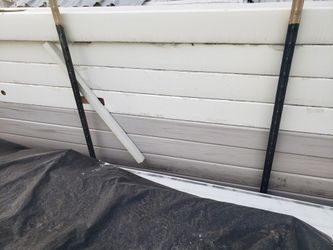 4 3/4"X 4 3/4 " X 100" VINLY FENCE POST