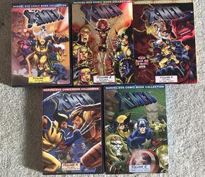 X-men Dvds, Volumes 1 - 5 