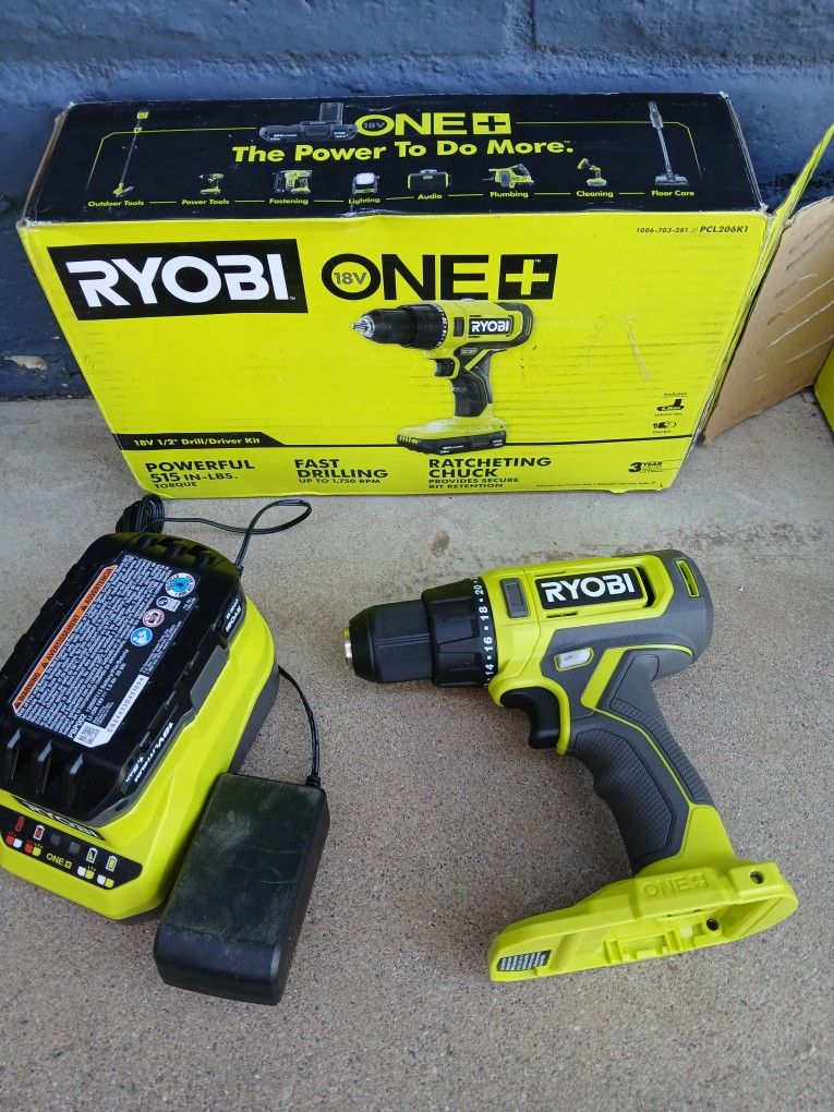 DRILL SET RYOBI