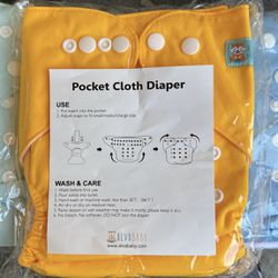 New/unopened Reusable Clothe Diapers 