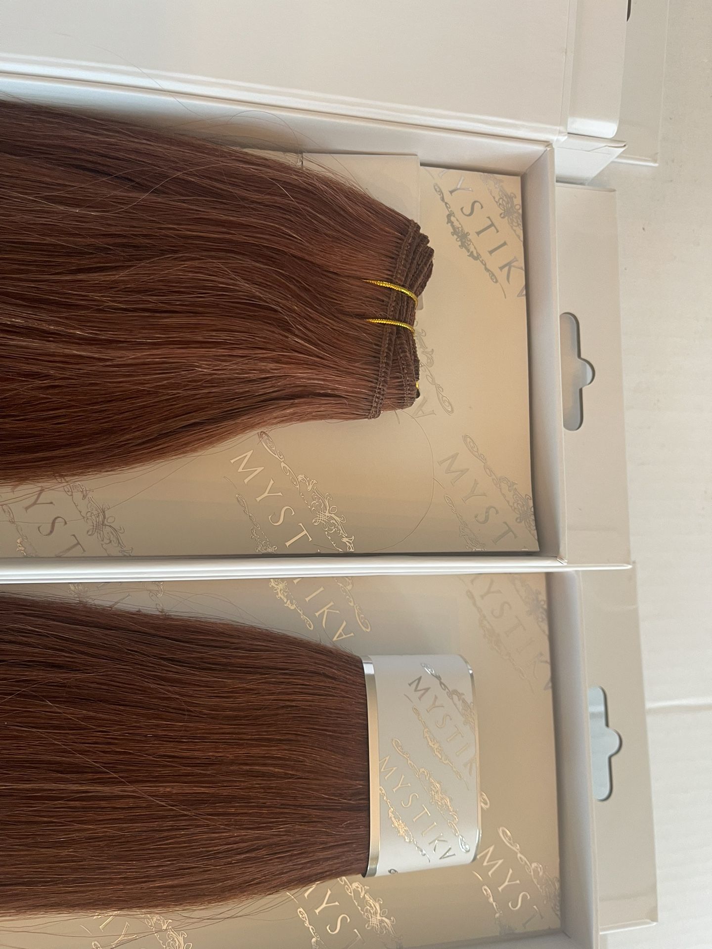 # 33 (Dark Irish Red) WEFT/WEAVE 18” 100g Yaki Straight 100% Remy Human Hair. Inventory SALE.