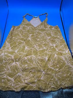 O’Neill gold floral mini dress size Medium