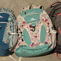 3 Backpacks 