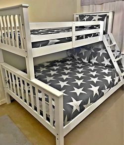 Solid wooden ! Twin over Full Bunk Bed For Sale - Pay on Delivery/Financing 