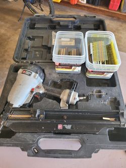 21° Porter Cable Framing Nailer w/ Case+Nails 