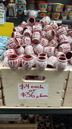 Talavera shot glass 4 each $36 doz
