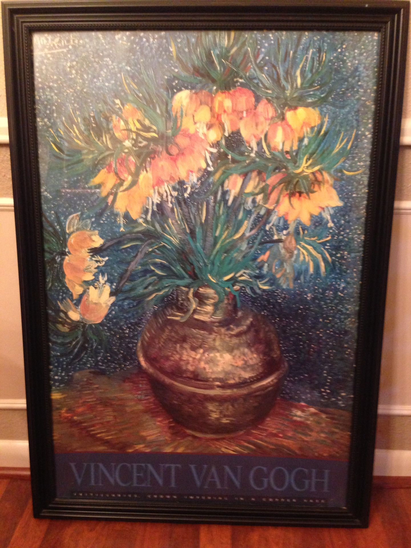 Three Van Gogh Print in Frame