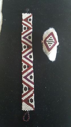 Homemade Native Bracelet and Ring