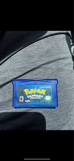 Authentic Pokemon Sapphire Gameboy Advance