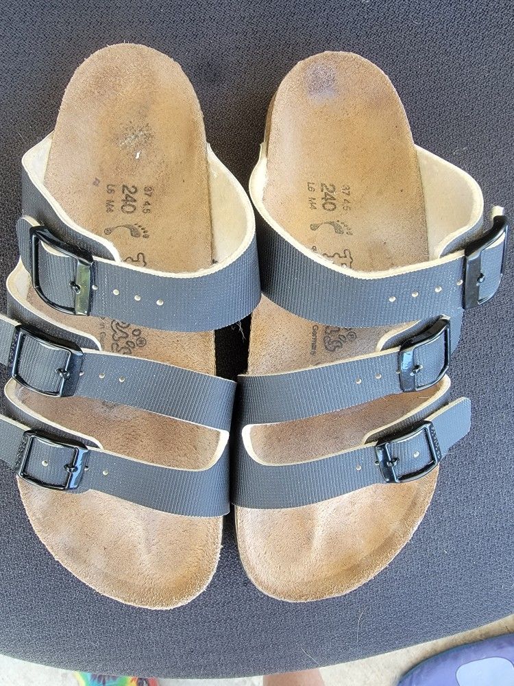 birkenstock birkis womens sandals size 37 6-6.5