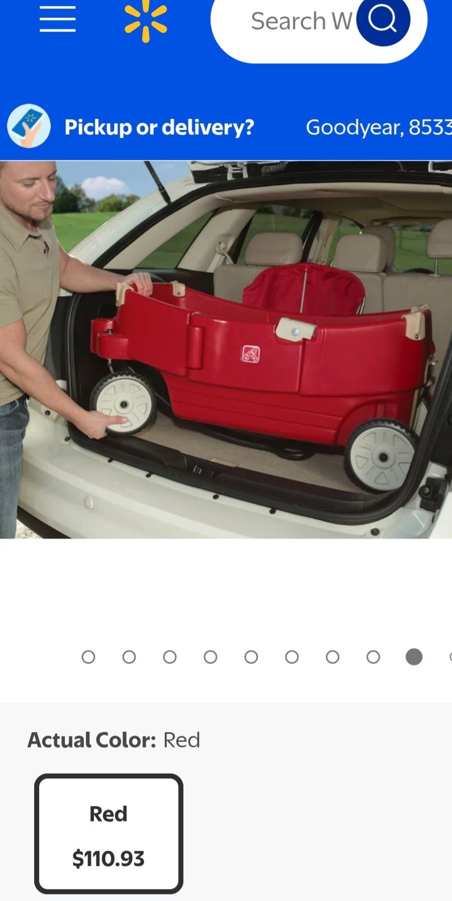 Step #2 Red Wagon.