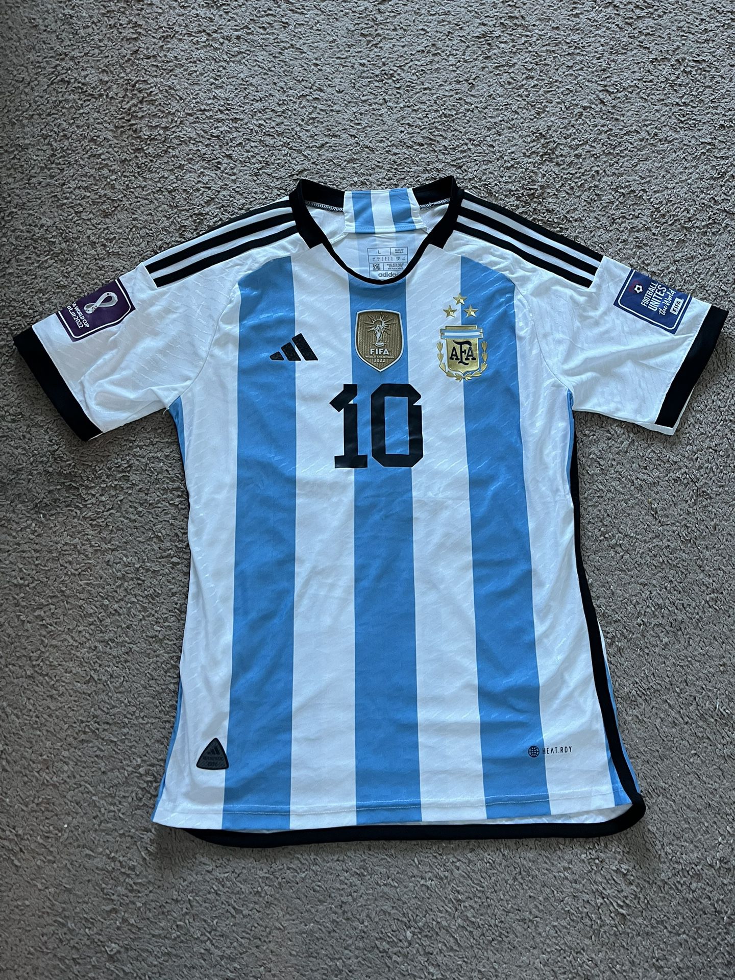 Argentina Jersey Lionel Messi 3 Stars / Camiseta Lionel Messi 3 Estrellas