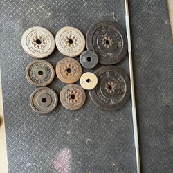 95lb Weight Set And Barbell