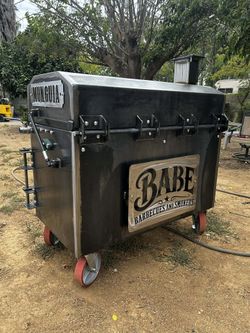 2 in 1 BBQ Pit Santa Maria / Smoker Hybrid - Grill - Smoker - Barbecue - Live Fire