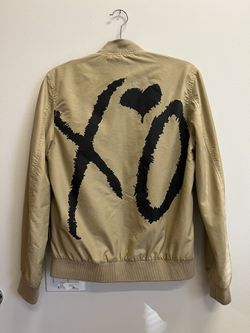 30. *** H&M Lightweight XO Bomber jacket sz XS - The Weeknd