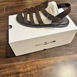 ALDO Brown Fisherman Sandals New with Box