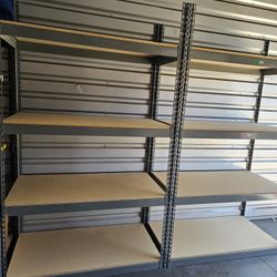Shelving Racks 48 in W x 24 in D Boltless Easy To Assemble Similar To Uline Shelves Delivery Available