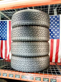 ⭐️ USED TIRES 275 65 20 GOODYEAR WRANGLER TRAILRUNNER AT All-Terrain Tire for Jeeps, 4x4 SUVs & Trucks in LT275/65R20