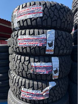🚘🚨vendo set de llantas Lt 265 75 16 American R/T TIRES